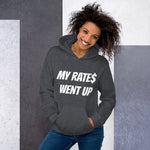 Load image into Gallery viewer, MY RATE$ WENT UP - Unisex Hoodie