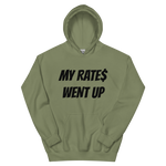 Load image into Gallery viewer, MY RATE$ WENT UP HOODIE - Mens