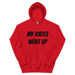 Load image into Gallery viewer, MY RATE$ WENT UP HOODIE - Mens