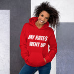 Load image into Gallery viewer, MY RATE$ WENT UP - Unisex Hoodie
